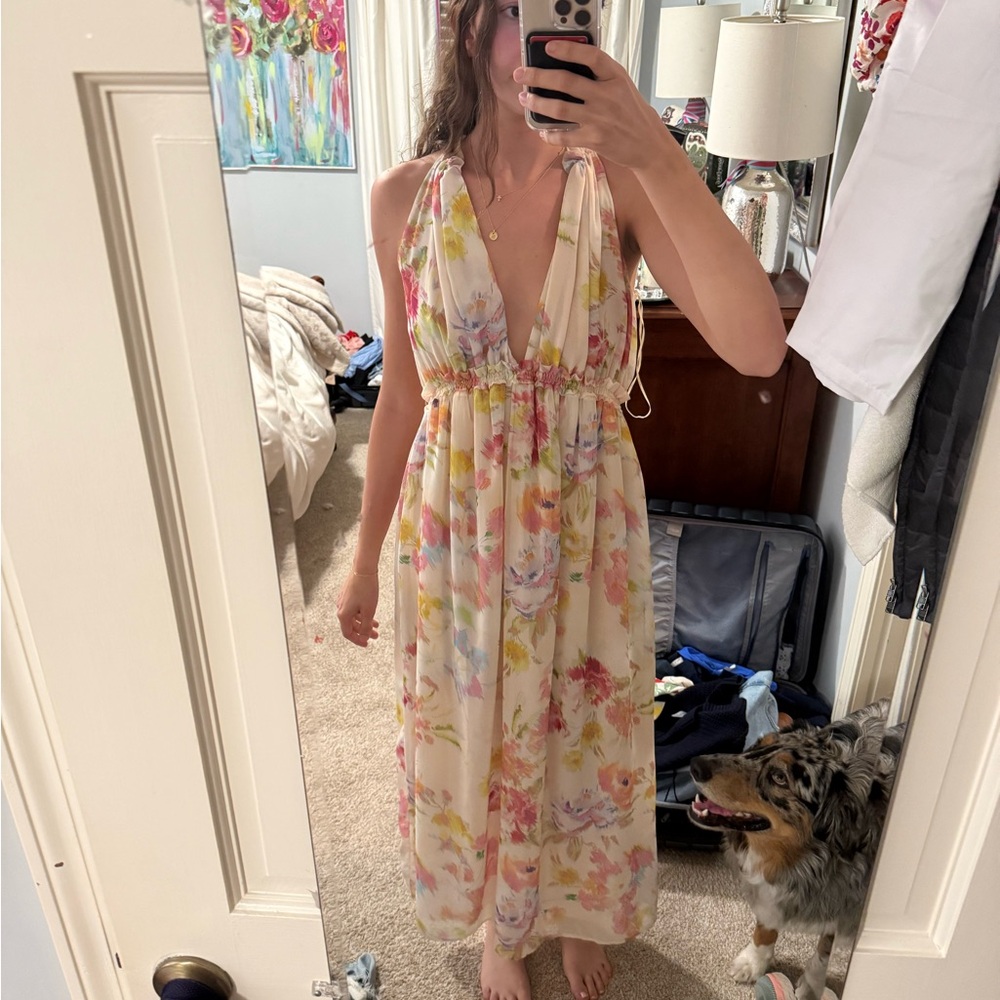 Zara Floral Maxi Dress